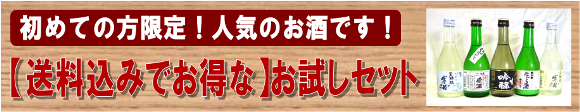 初めての方限定！送料込みでお得なお試しセット